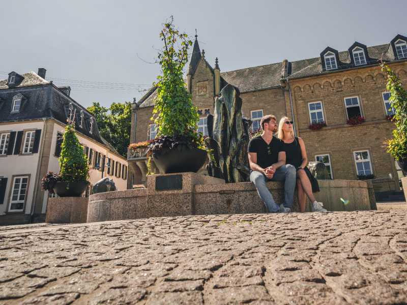 Rathaus und Marktplatz-Logo